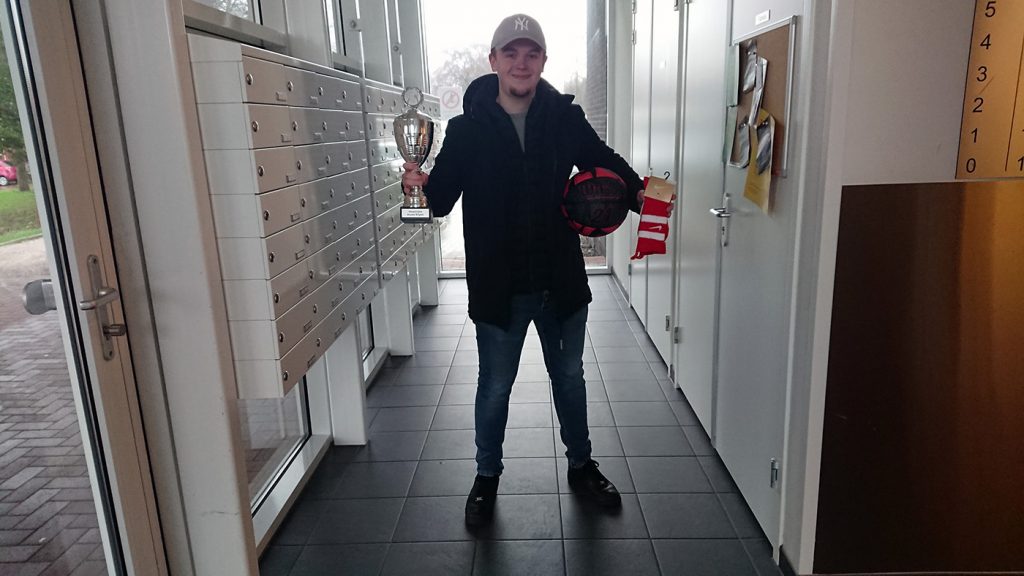 Winnende teamcaptain Jeroen van Oosterhoud